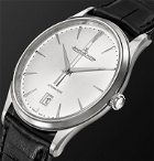 Jaeger-LeCoultre - Master Ultra Thin Date Automatic 39mm Stainless Steel and Alligator Watch - White