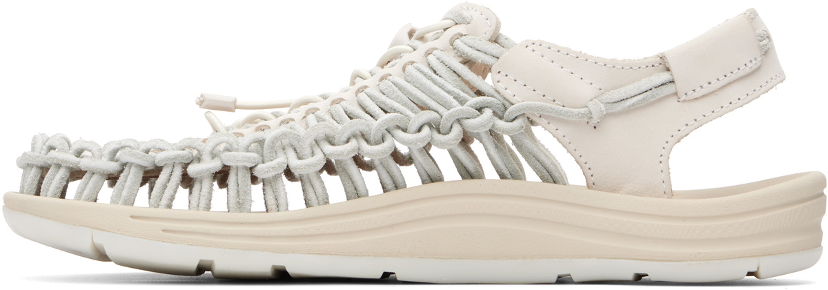 KEEN Off-White UNEEK Leather Sandals