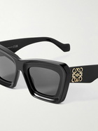 LOEWE - Anagram Oversized Cat-Eye Acetate Sunglasses