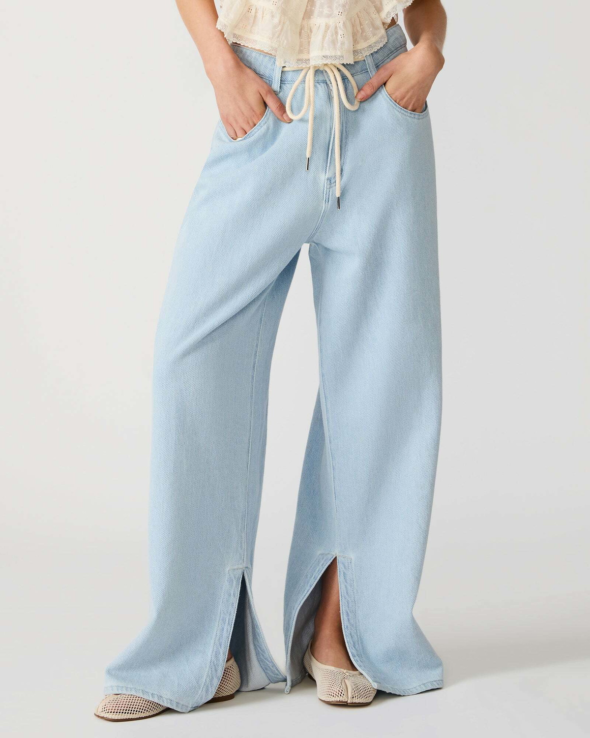 Steve Madden Maycen Pants in Blue