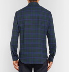 McQ Alexander McQueen - Checked Slub Cotton Shirt - Men - Blue