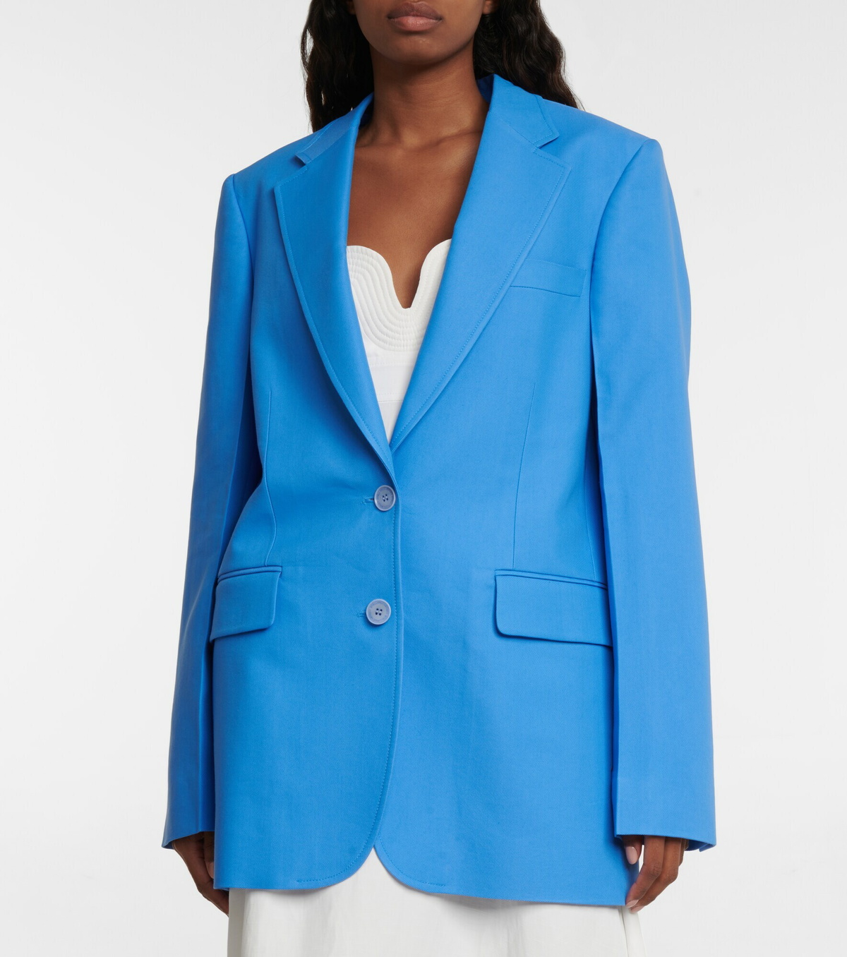 Stella McCartney - Single-breasted twill blazer Stella McCartney