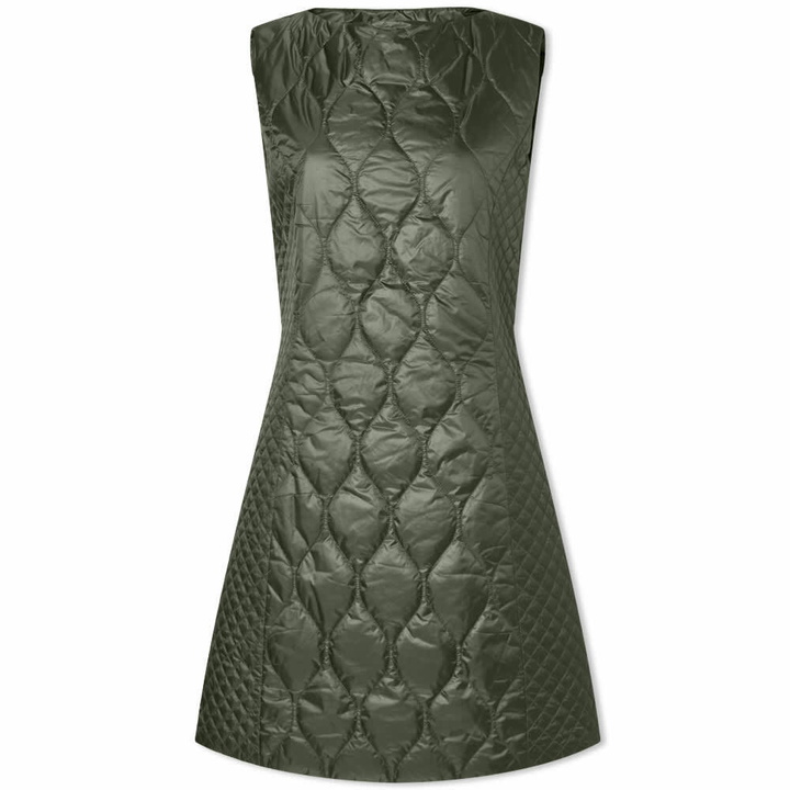 Photo: Daniëlle Cathari Women's x Woolrich Mini Dress in Thyme Green