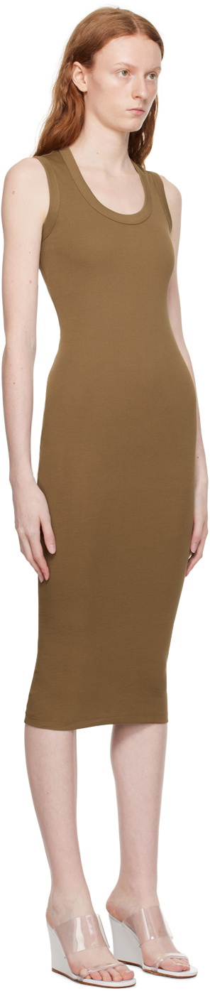 FLORE FLORE Tan Joline Midi Dress