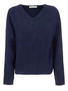 SKILLS&GENES - V-neck Wool Sweater