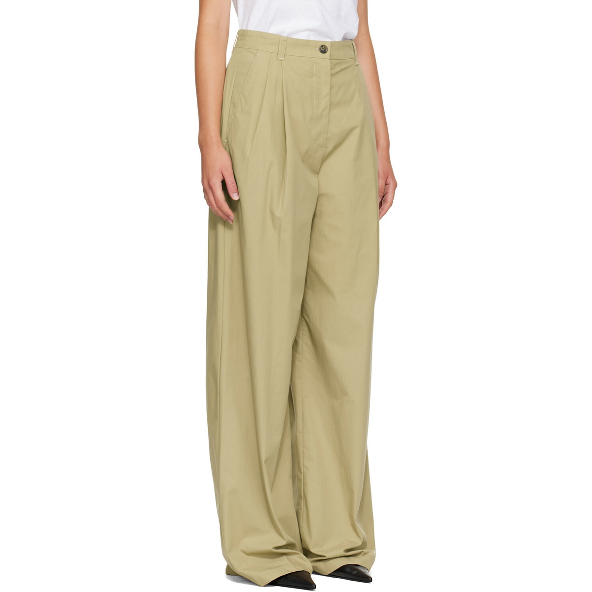 A.P.C. Beige Ginny Trousers
