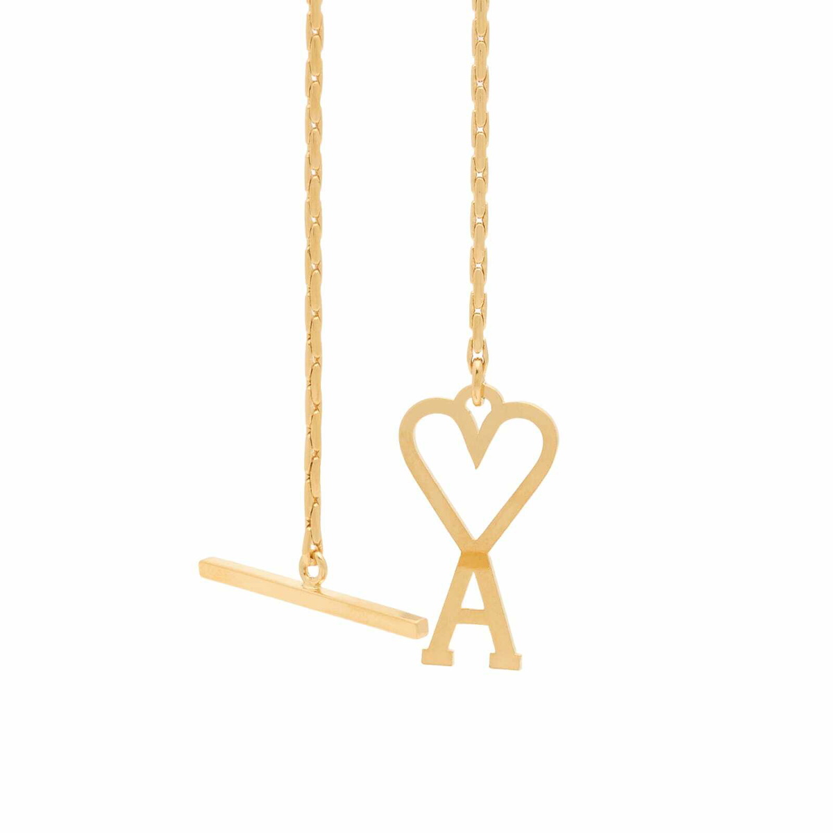 AMI Paris Men's Brass Necklace in Or 