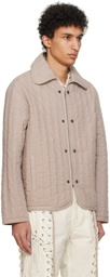 Craig Green Beige Quilted Jacket