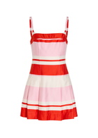 Simkhai Nelly Striped Woven Mini Dress Multicoloured