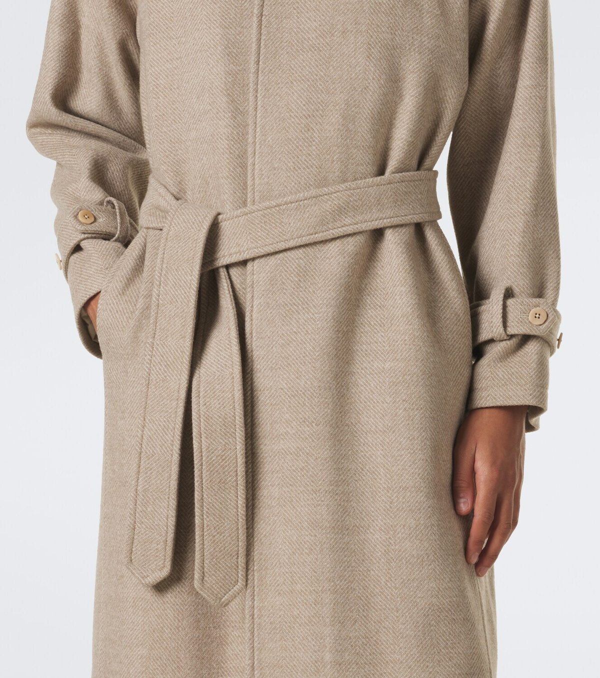 Stòffa Belted wool coat
