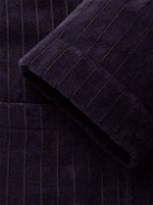 NN07 - Striped Cotton-Blend Terry Robe