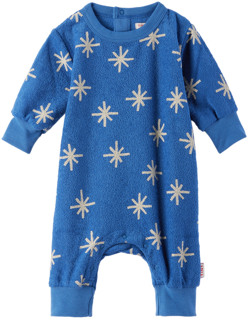 TINYCOTTONS Baby Blue Snow Jumpsuit