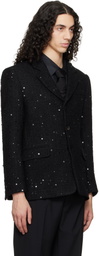 Ernest W. Baker Black Single Breasted Blazer