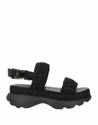 Moncler Womens Sandals in Black