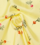 Jacquemus Raddish printed silk scarf