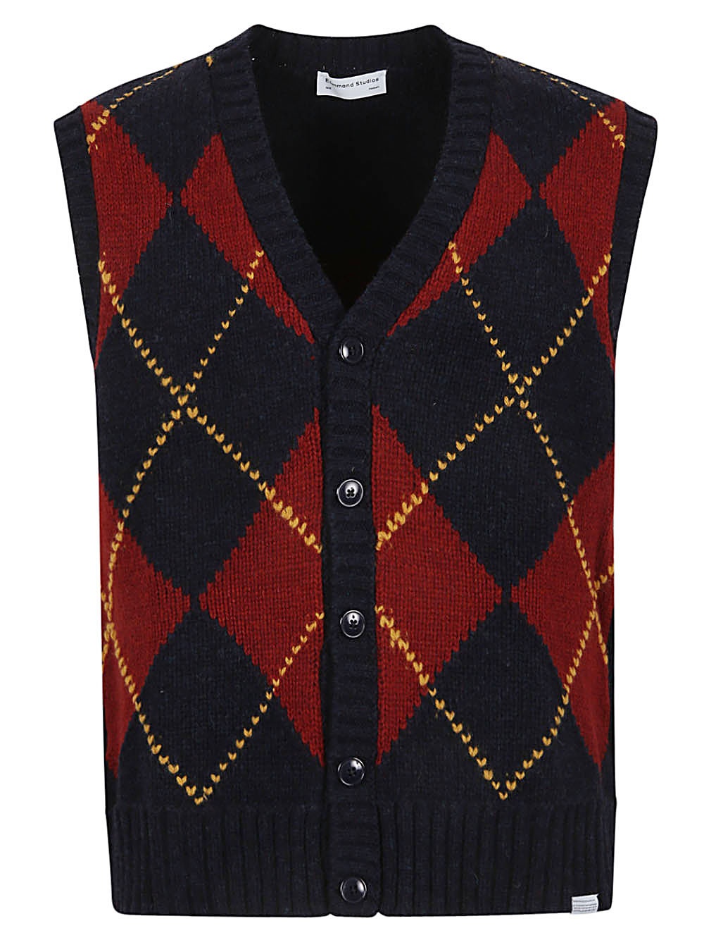 Photo: EDMMOND STUDIOS - Argyle Wool Vest
