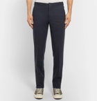 Incotex - Slim-Fit Flannel Trousers - Men - Navy