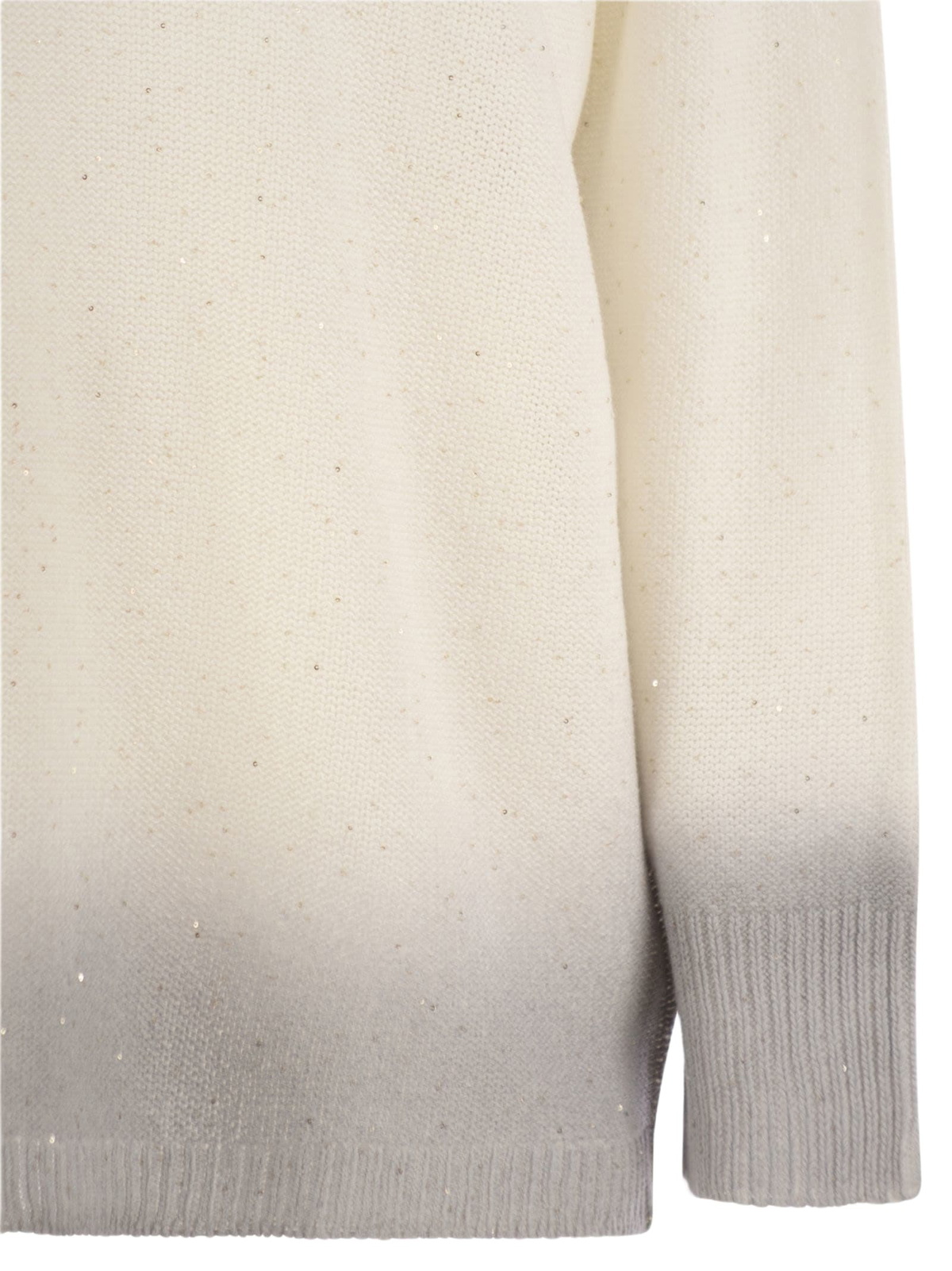 Fabiana Filippi Cotton And Linen Jersey With Sequins