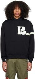 BLUEMARBLE Black Splited Hoodie