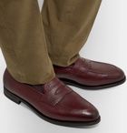 Edward Green - Piccadilly Leather Penny Loafers - Burgundy