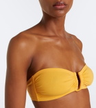 Eres Show gathered bandeau bikini top
