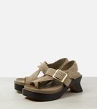 Loewe Ease suede sandals
