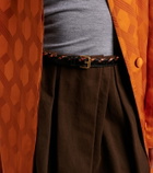 Dries Van Noten Braided leather belt