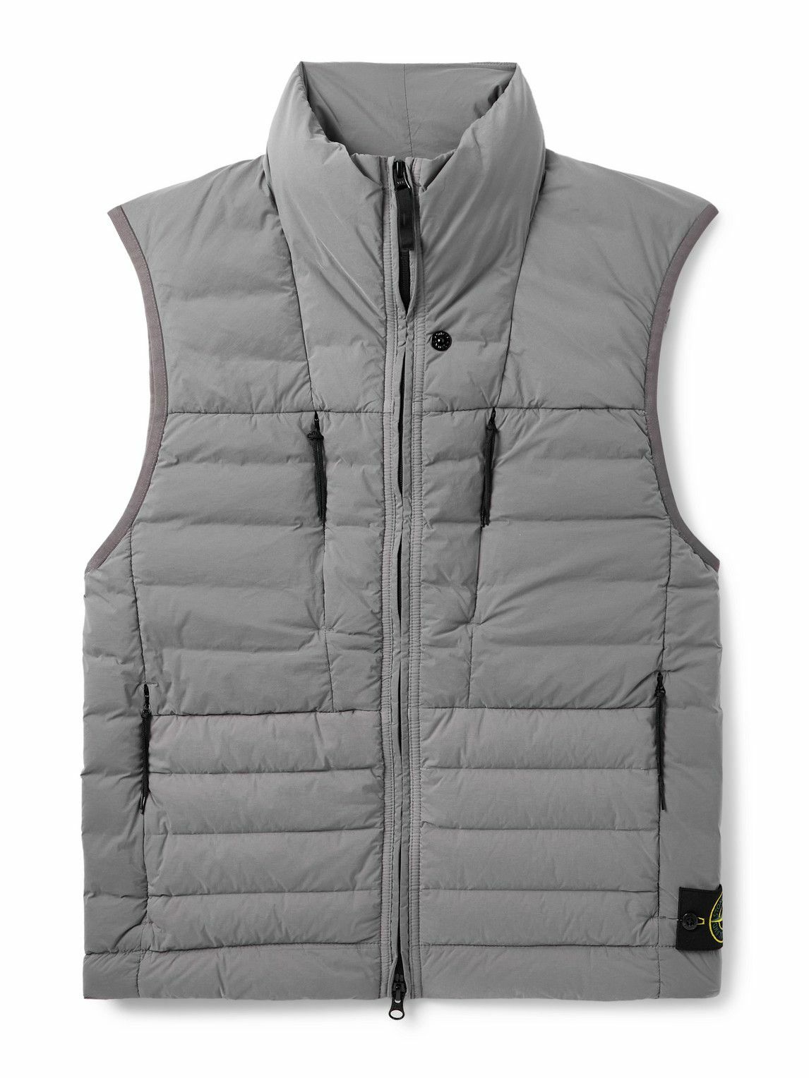 Stone Island Gray 6200004 Brushed Organic Cotton Fleece
