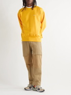 Abc. 123. - Logo-Detailed Cotton-Blend Jersey Sweatshirt - Yellow