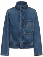 NILI LOTAN Marilou Cotton Denim Jacket