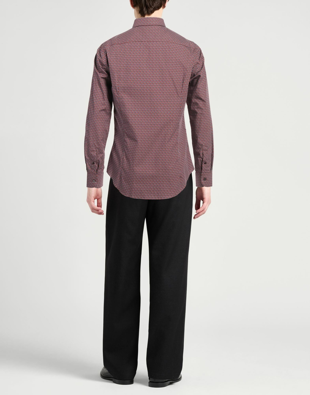 Ferragamo Mens Shirt Brick