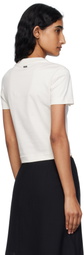 Mugler White Pierced Baby T-shirt