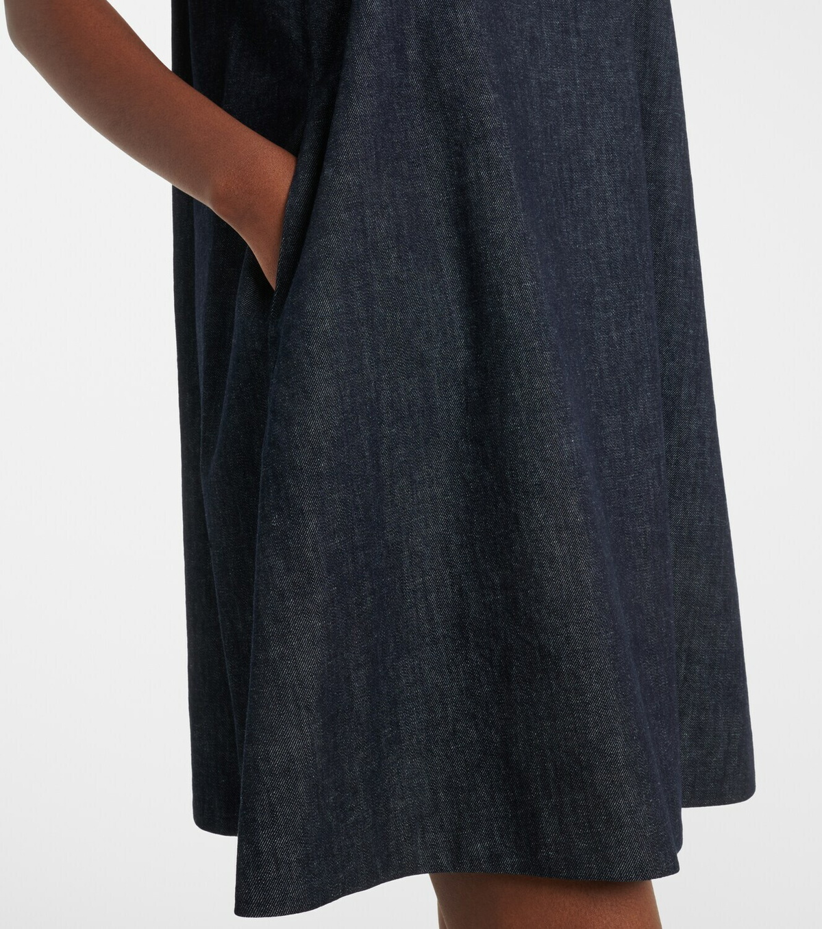 'S Max Mara Halterneck denim minidress