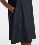 'S Max Mara Halterneck denim minidress
