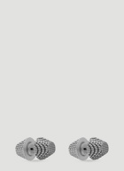 Balenciaga - Cagole Earrings in Silver