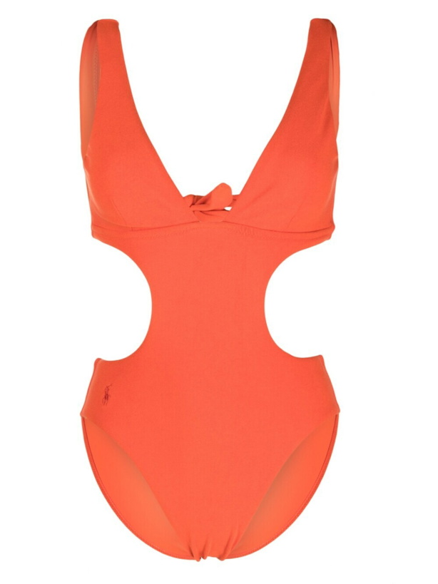 Photo: POLO RALPH LAUREN - One-piece Swimsuit With Embroidered Logo