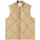 Kestin Men's Linton Down Vest in Dark Khaki