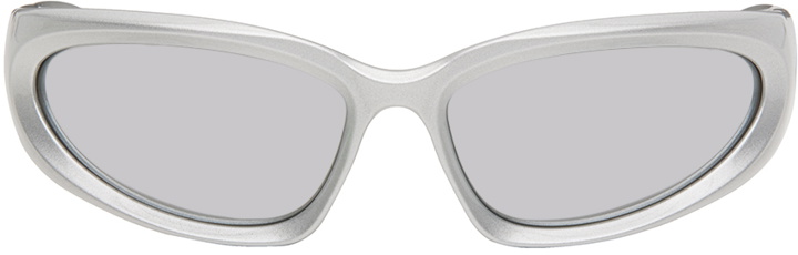 Photo: Balenciaga Silver Swift Sunglasses