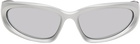 Balenciaga Silver Swift Sunglasses