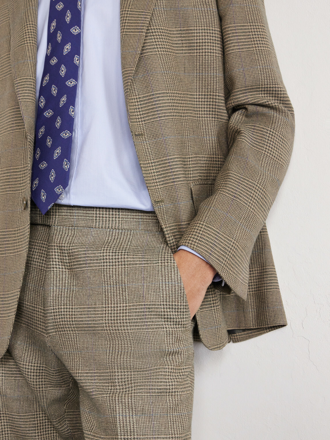 Ralph Lauren Purple label - Checked Silk, Wool and Cashmere-Blend Blazer - Green