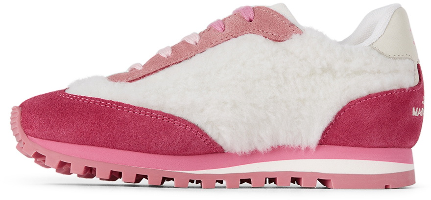 Marc Jacobs Kids Pink & White 'The Jogger' Sneakers