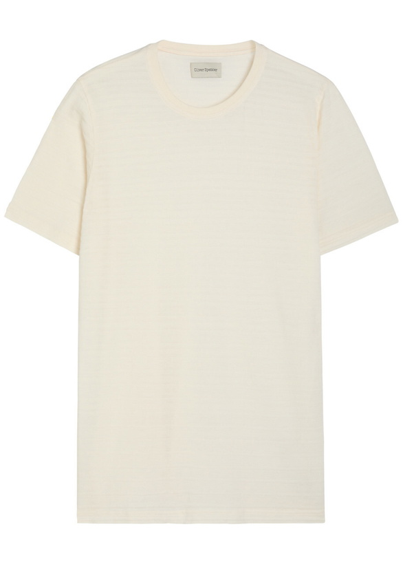 Photo: Oliver Spencer Conduit Fine-knit T-shirt Ecru