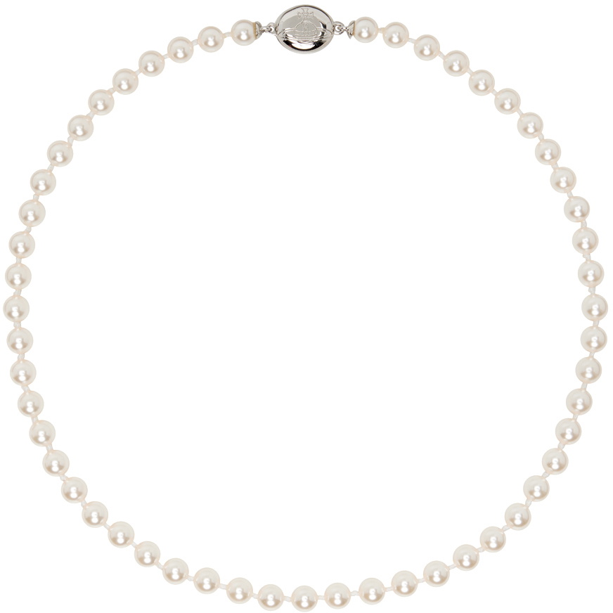 Vivienne Westwood White Loelia Necklace