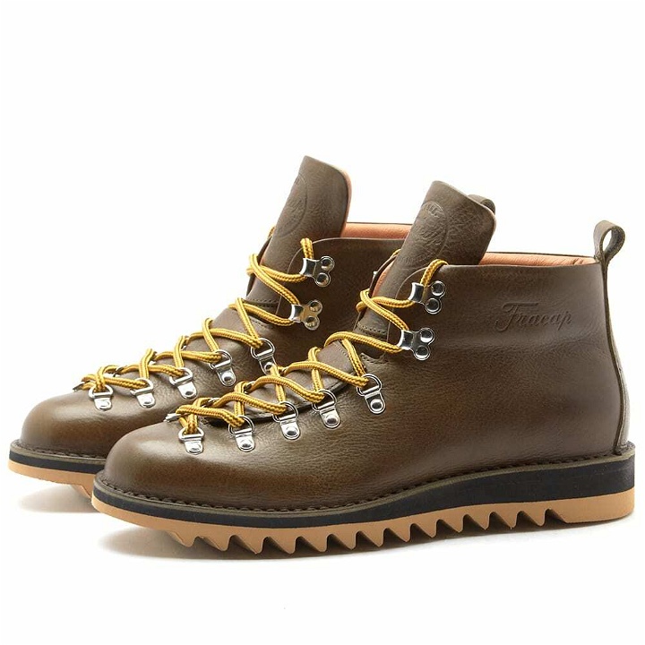 Photo: Fracap Men's M120 Ripple Sole Scarponcino Boot in Olive