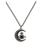 Vivienne Westwood Black Demetrius Pendant Necklace