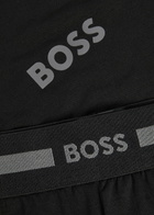 Boss Ultralight Logo Stretch-jersey T-shirt and Short set Black