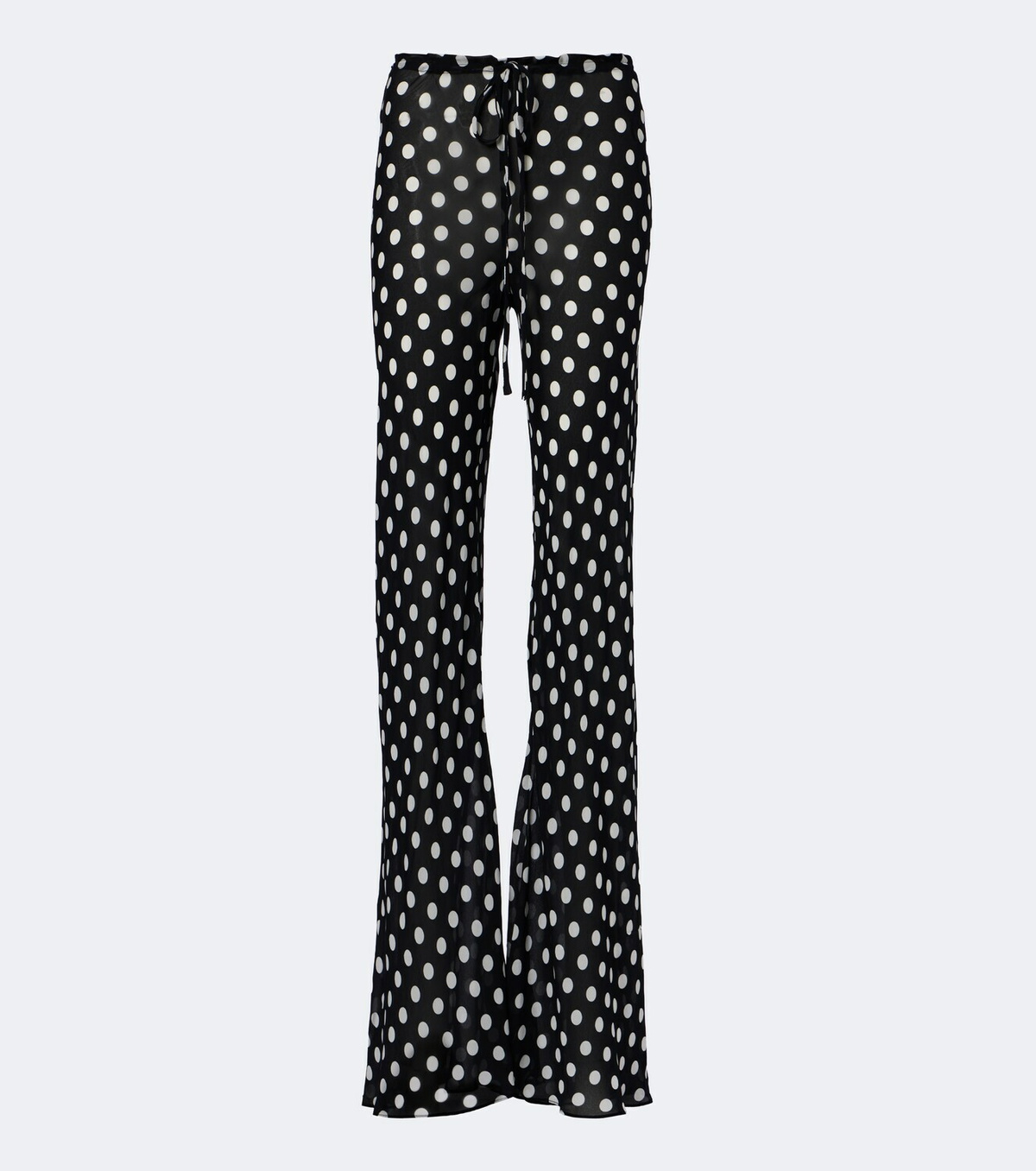 Alexandra Miro Scarlett polka-dot flared pants