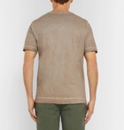 Massimo Alba - Panarea Garment-Dyed Cotton-Jersey T-Shirt - Men - Mushroom