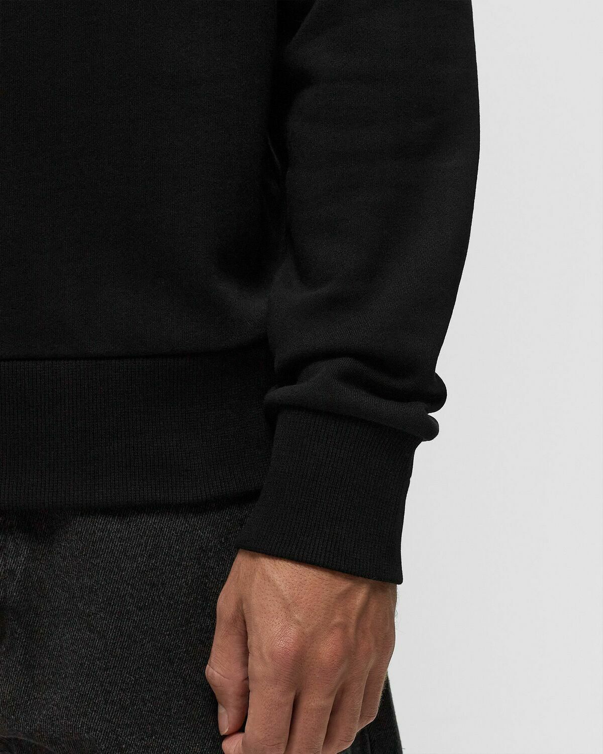 【FRED PERRY】 ★ Collared Sweatshirt ★ Black Fred Perry Collared Sweatshirt Black Sweatshirts Fred Perry
