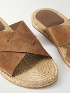 Zegna - Panarea Suede Sandals - Brown